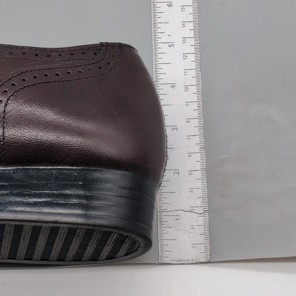 Nunn Bush Shoes Mens‎ Brown 12 Leather Wingtip Oxfords Dress Lace Up 73902